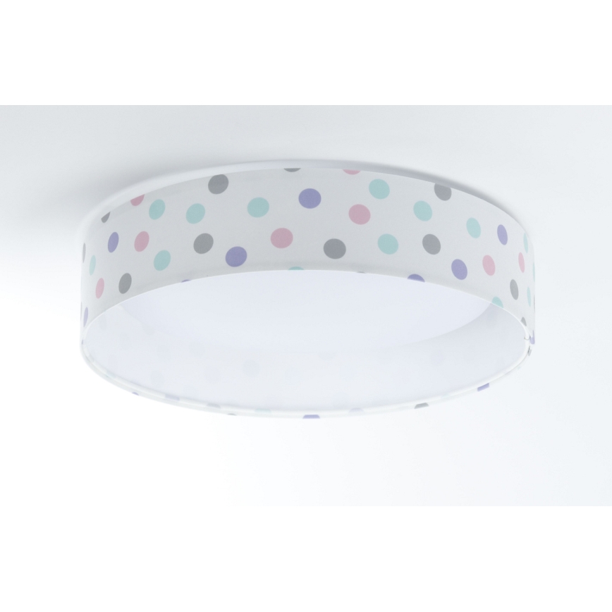 LED Laevalgusti lastetuppa GALAXY KIDS LED/24W/230V täpid värviline