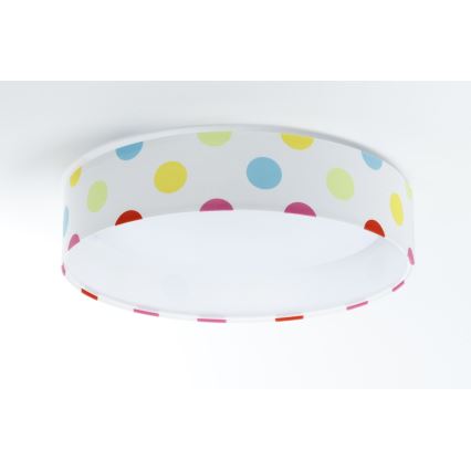 LED Laevalgusti lastetuppa GALAXY KIDS LED/24W/230V täpid värviline