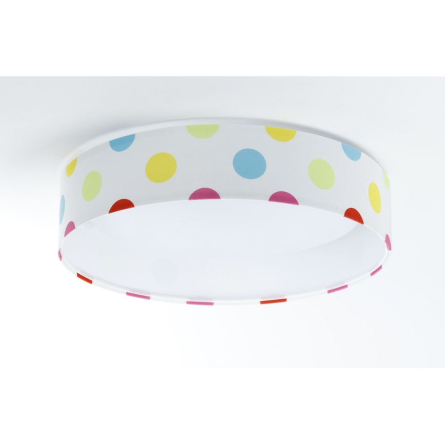 LED Laevalgusti lastetuppa GALAXY KIDS LED/24W/230V täpid värviline