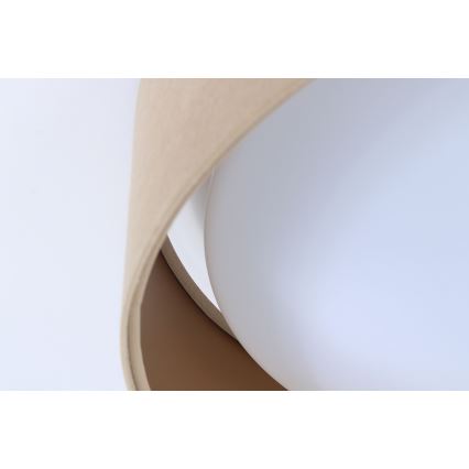 LED laevalgusti GALAXY LED/24W/230V, läbimõõt 44 cm, beež/kuldne