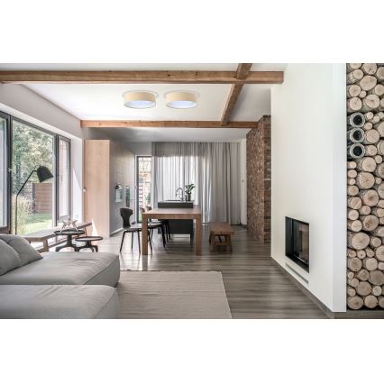 LED laelamp GALAXY LED/24W/230V läbimõõt 44 cm beež/valge