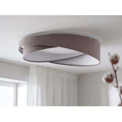 LED laevalgusti GALAXY MODERN LED/24W/230V, läbimõõt 55 cm, hall/valge