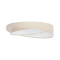 LED laevalgusti GALAXY MODERN LED/24W/230V läbimõõt 55 cm kreem/valge