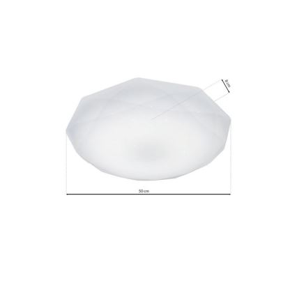 LED laevalgusti HEX LED/24W/230V