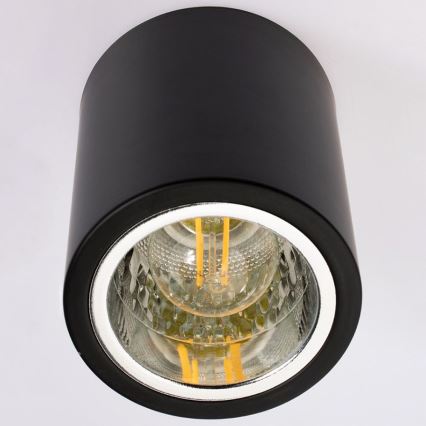 LED Laevalgusti JUPITER 1xE27/6W/230V 120x98 mm must