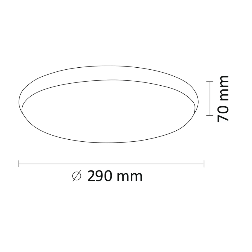 LED Laevalgusti KERN LED/15W/230V d. 29 cm