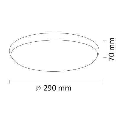 LED Laevalgusti KERN LED/15W/230V nikkel