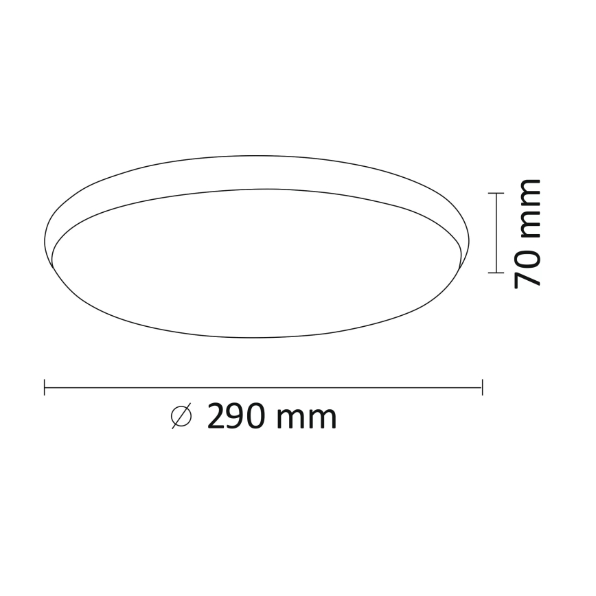 LED Laevalgusti KERN LED/15W/230V nikkel