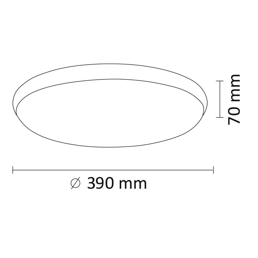 LED-laevalgusti KERN LED/24W/230V must