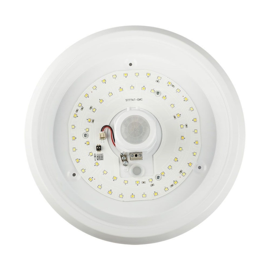 LED Laevalgusti koos anduriga SAMSUNG CHIP LED/12W/230V 3000/4000/6000K d. 29 cm valge
