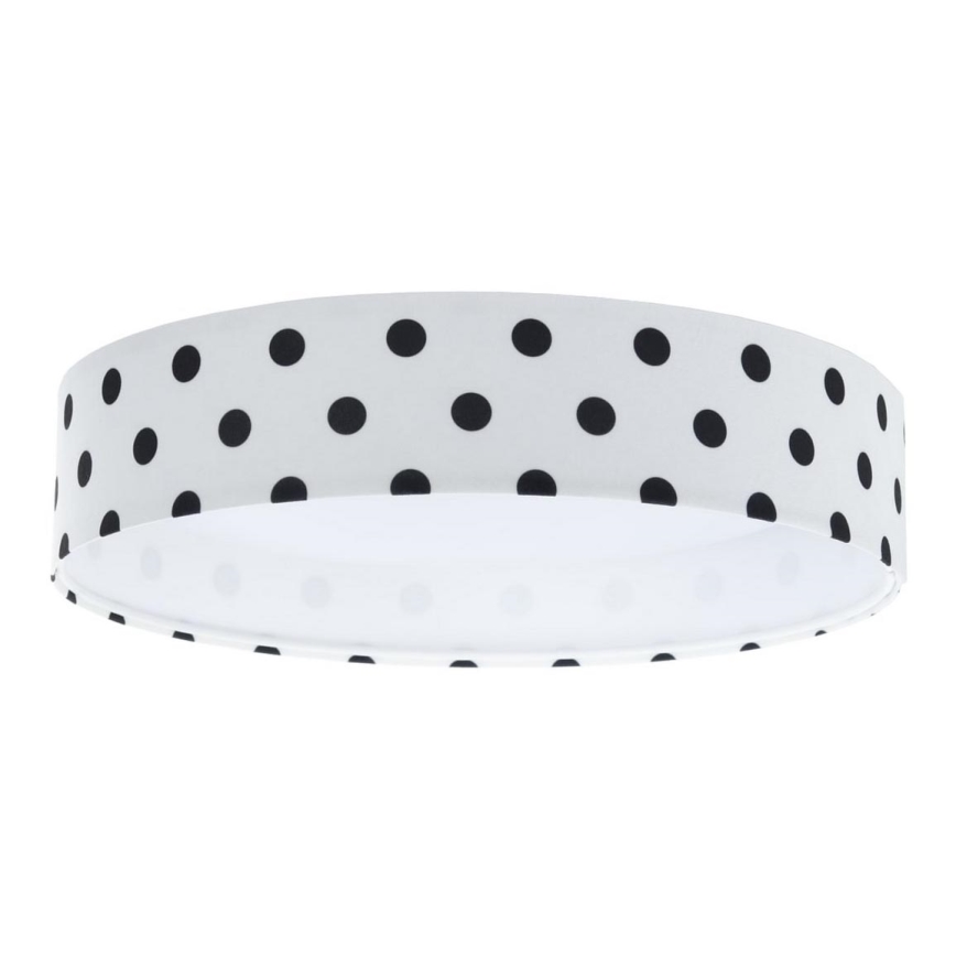 LED Laevalgusti lastetuppa GALAXY KIDS LED/24W/230V täpid valge/must