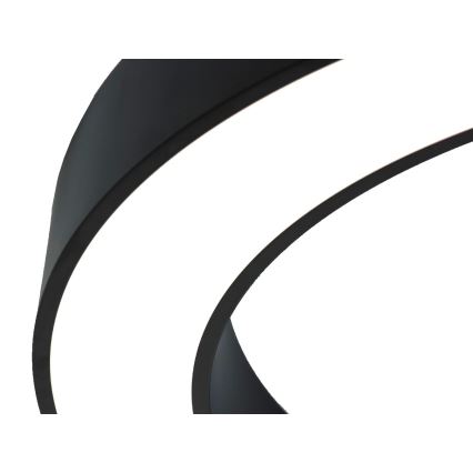 LED laevalgusti LED/100W/230V 3000/4000/6500K läbimõõt 100 cm must