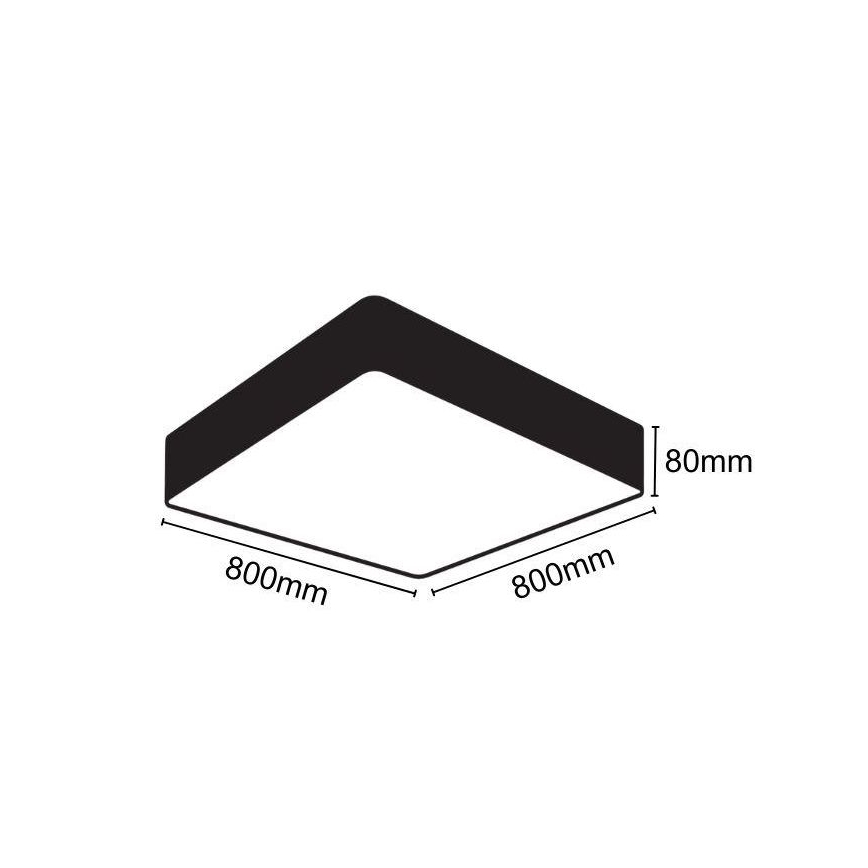 LED Laevalgusti LED/110W/230V 4000K 80x80 cm