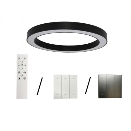 LED laevalgusti LED/115W/230V 3000/4000/6500K läbimõõt 120 cm must