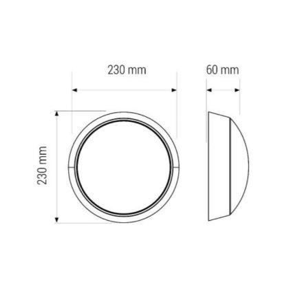 LED Laevalgusti LED/11W/230V IP40