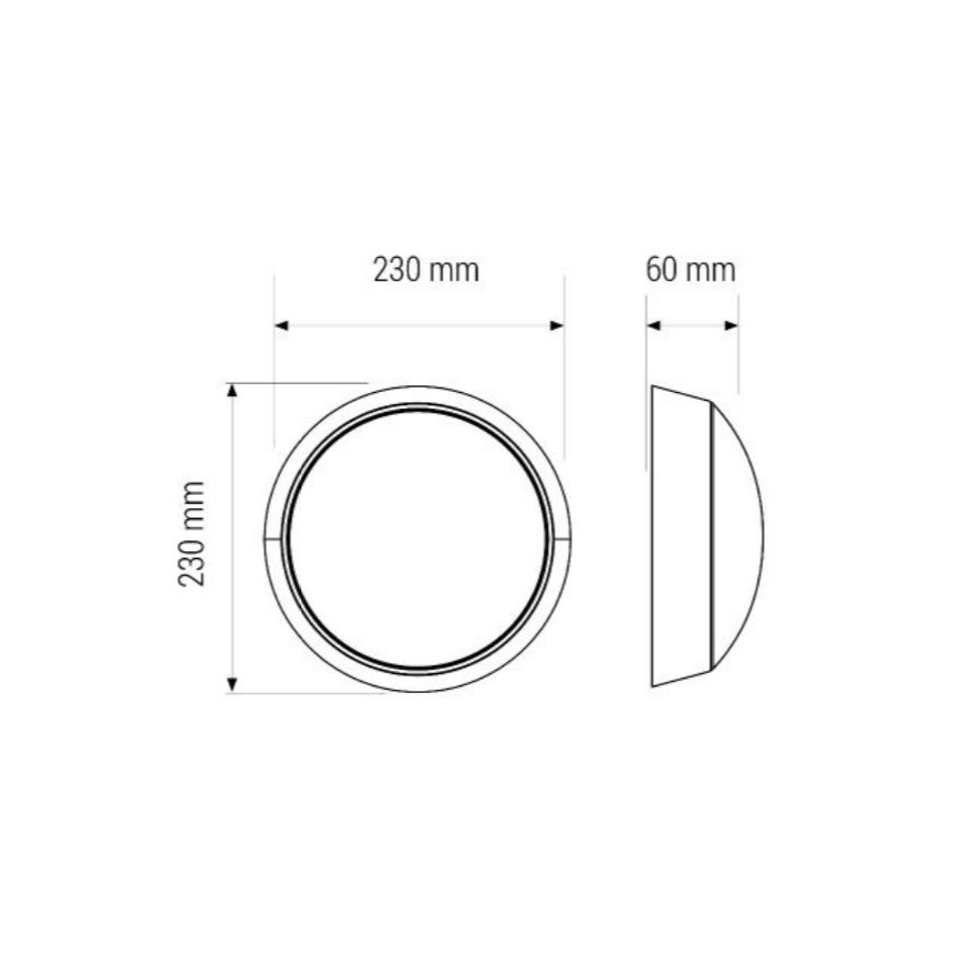 LED Laevalgusti LED/11W/230V IP40