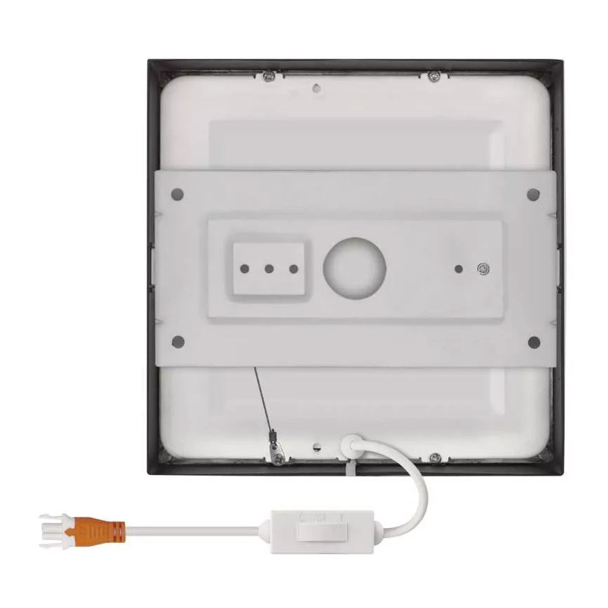 LED Laevalgusti NEXXO LED/12,5W/230V 3000/3500/4000K 17x17 cm must