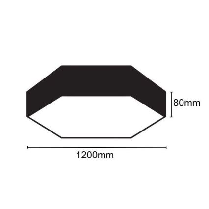 LED Laevalgusti LED/120W/230V 4000K d. 120 cm