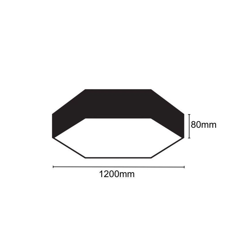LED Laevalgusti LED/120W/230V 4000K d. 120 cm