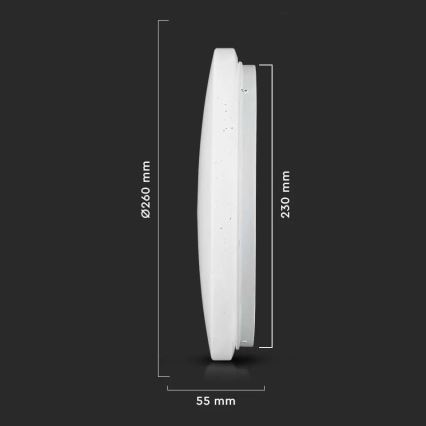 LED Laevalgusti LED/12W/230V 26cm 3000K/4000K/6400K