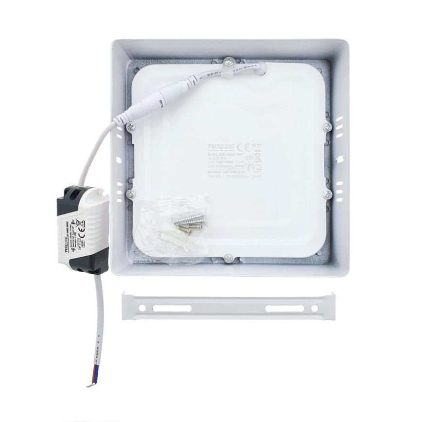 LED Laevalgusti LED/12W/230V 2700K 16,3x16,3 cm valge