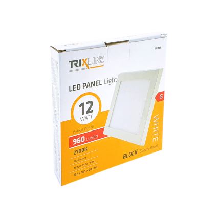 LED Laevalgusti LED/12W/230V 2700K 16,3x16,3 cm valge