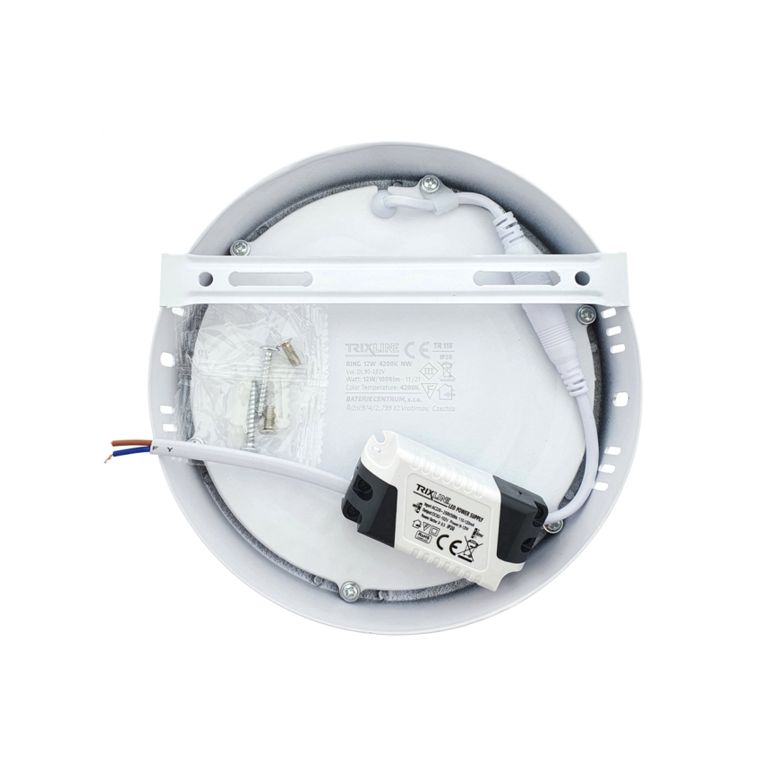 LED Laevalgusti LED/12W/230V 4200K d. 16 cm valge