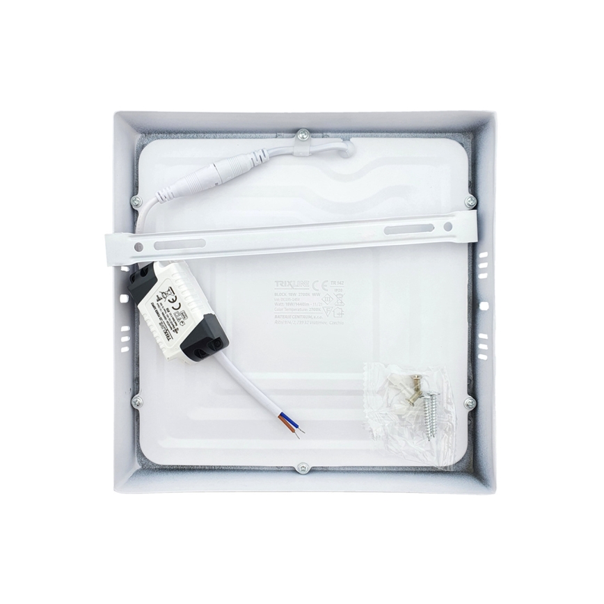LED Laevalgusti LED/18W/230V 2700K 21x21 cm valge