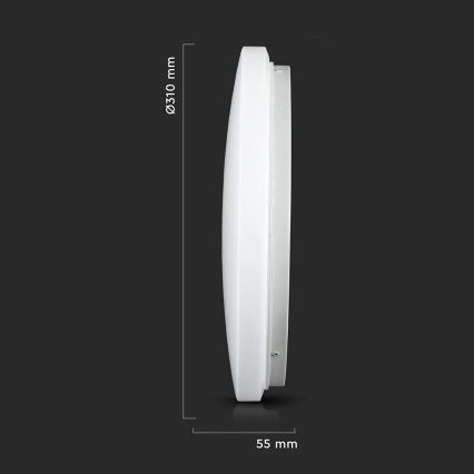 LED Laevalgusti LED/18W/230V 31 cm 3000K/4000K/6400K