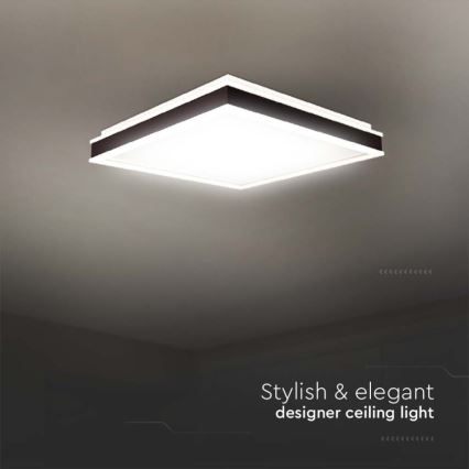 LED Laevalgusti LED/18W/230V 4000K 35x35 cm must
