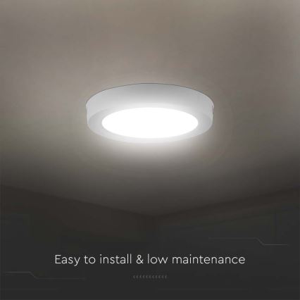 LED Laevalgusti LED/18W/230V 4000K d. 21,5 cm