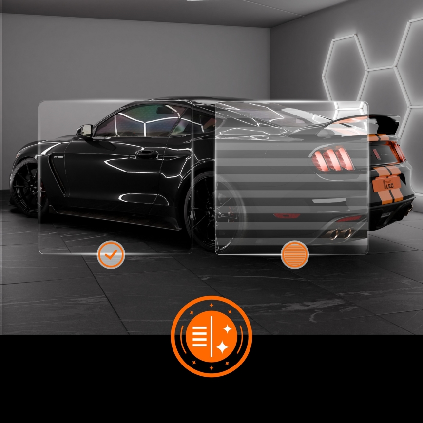 LED laelamp HEXAGON LED/192W/85-265V 6500K 298x209 cm CRI 90 IP54 valge