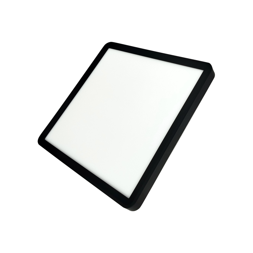 LED laevalgusti LED/24W/230V 3000/4000/6500K 30x30 cm must