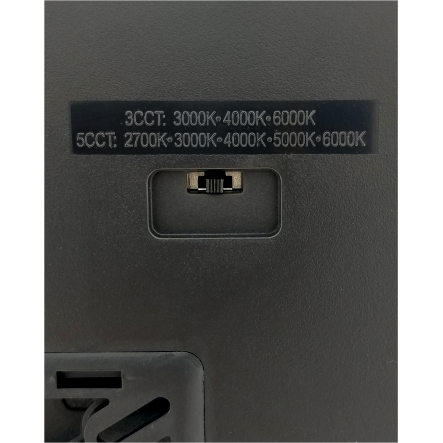 LED laevalgusti LED/24W/230V 3000/4000/6500K 30x30 cm must