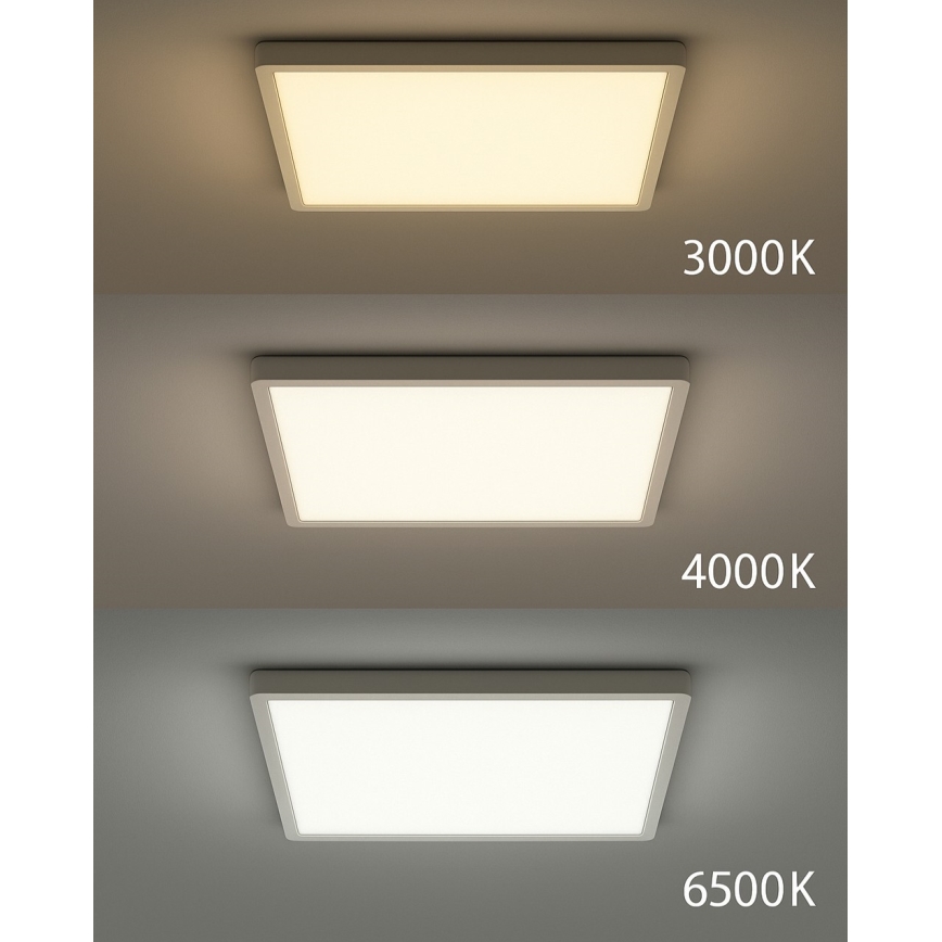 LED laevalgusti LED/24W/230V 3000/4000/6500K 30x30 cm valge