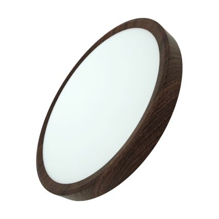 LED laevalgusti LED/24W/230V 3000/4000/6500K läbimõõt 30 cm pruun