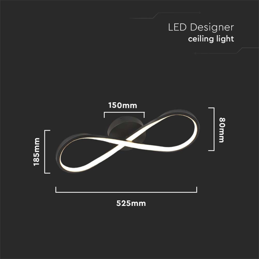 LED Laevalgusti LED/24W/230V 3000K must