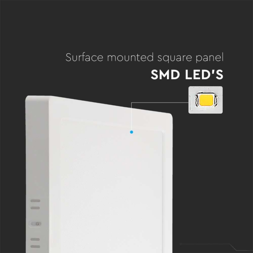 LED Laevalgusti LED/24W/230V 6500K 28,7x28,7 cm valge