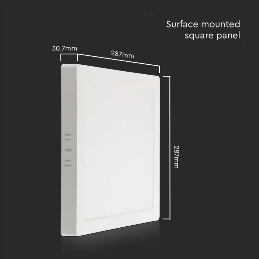 LED Laevalgusti LED/24W/230V 6500K 28,7x28,7 cm valge