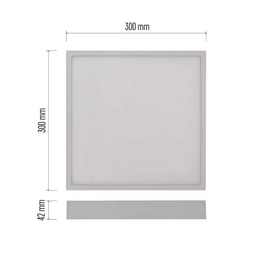 LED Laevalgusti NEXXO LED/28,5W/230V 3000/3500/4000K 30x30 cm valge