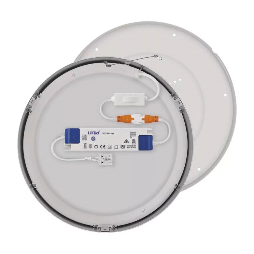 LED Laevalgusti NEXXO LED/28,5W/230V 3000/3500/4000K d. 30 cm läikiv kroom