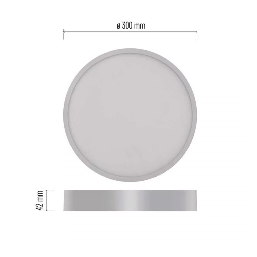 LED Laevalgusti NEXXO LED/28,5W/230V 3000/3500/4000K d. 30 cm valge