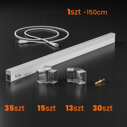 LED laelamp HEXAGON LED/280W/85-265V 4000K 313x298 cm CRI 90 IP54 valge