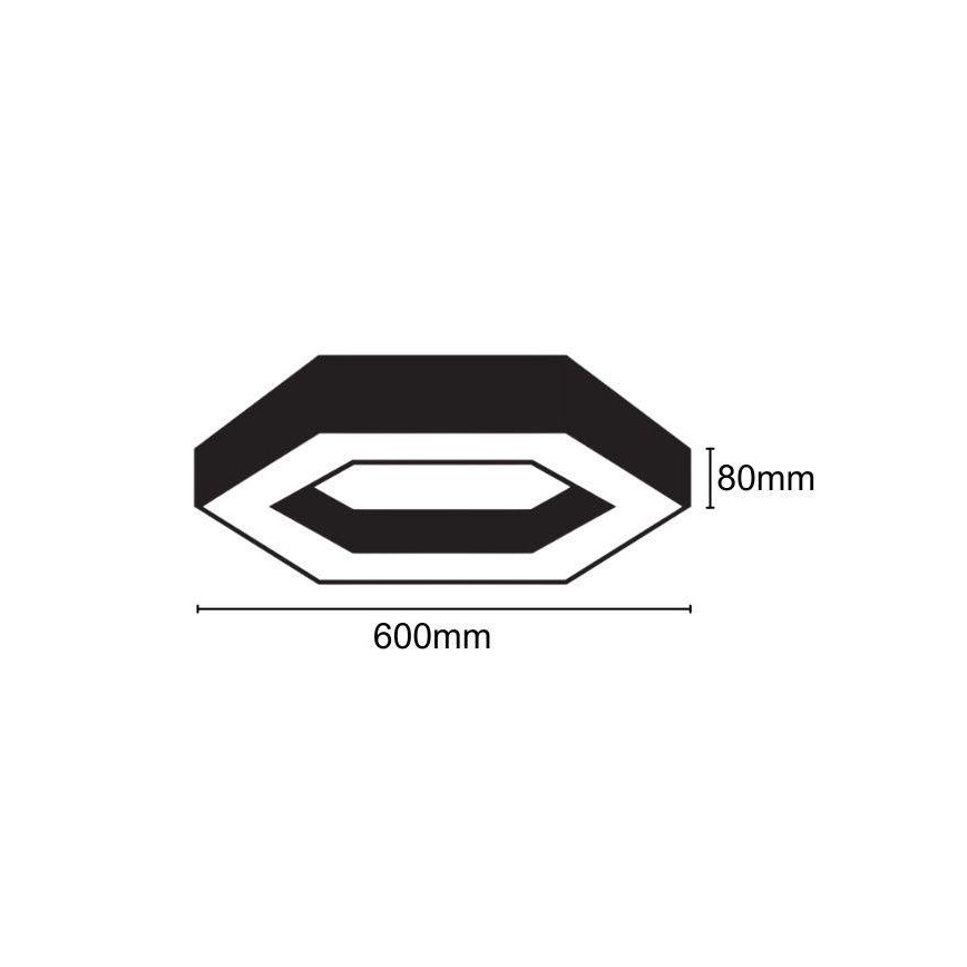 LED Laevalgusti LED/28W/230V 4000K d. 60 cm