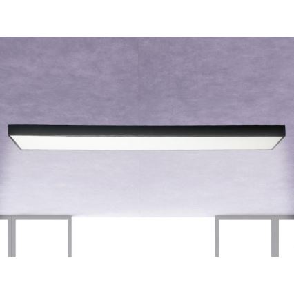 LED Laevalgusti LED/32W/230V 4000K 120x13 cm must
