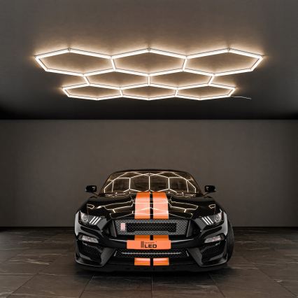 LED laelamp HEXAGON LED/350W/85-265V 4000K 313x298 cm CRI 90 IP44 valge