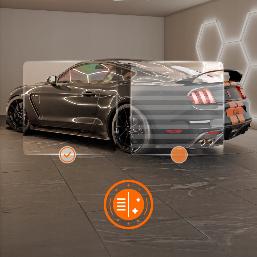 LED laelamp HEXAGON LED/350W/85-265V 4000K 313x298 cm CRI 90 IP44 valge