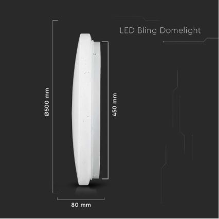 LED Laevalgusti LED/36W/230V d. 50 cm 3000/4000/6400K