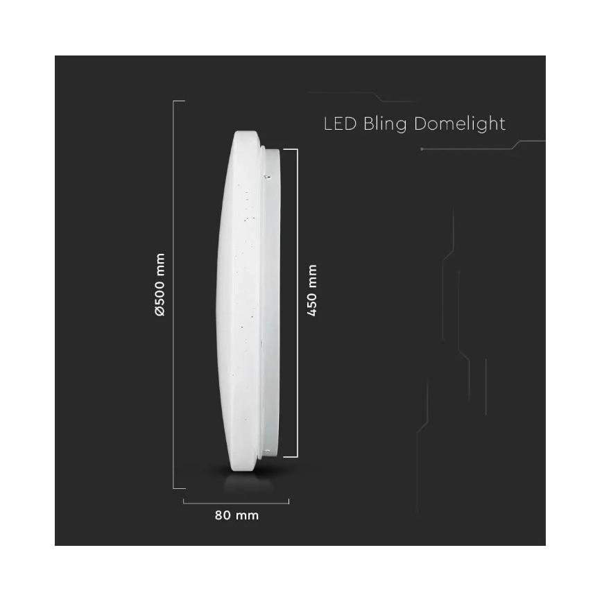 LED Laevalgusti LED/36W/230V d. 50 cm 3000/4000/6400K