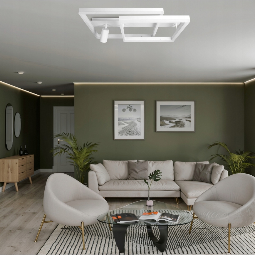 LED laevalgusti LED/38W/230V + 1xGU10/30W, valge